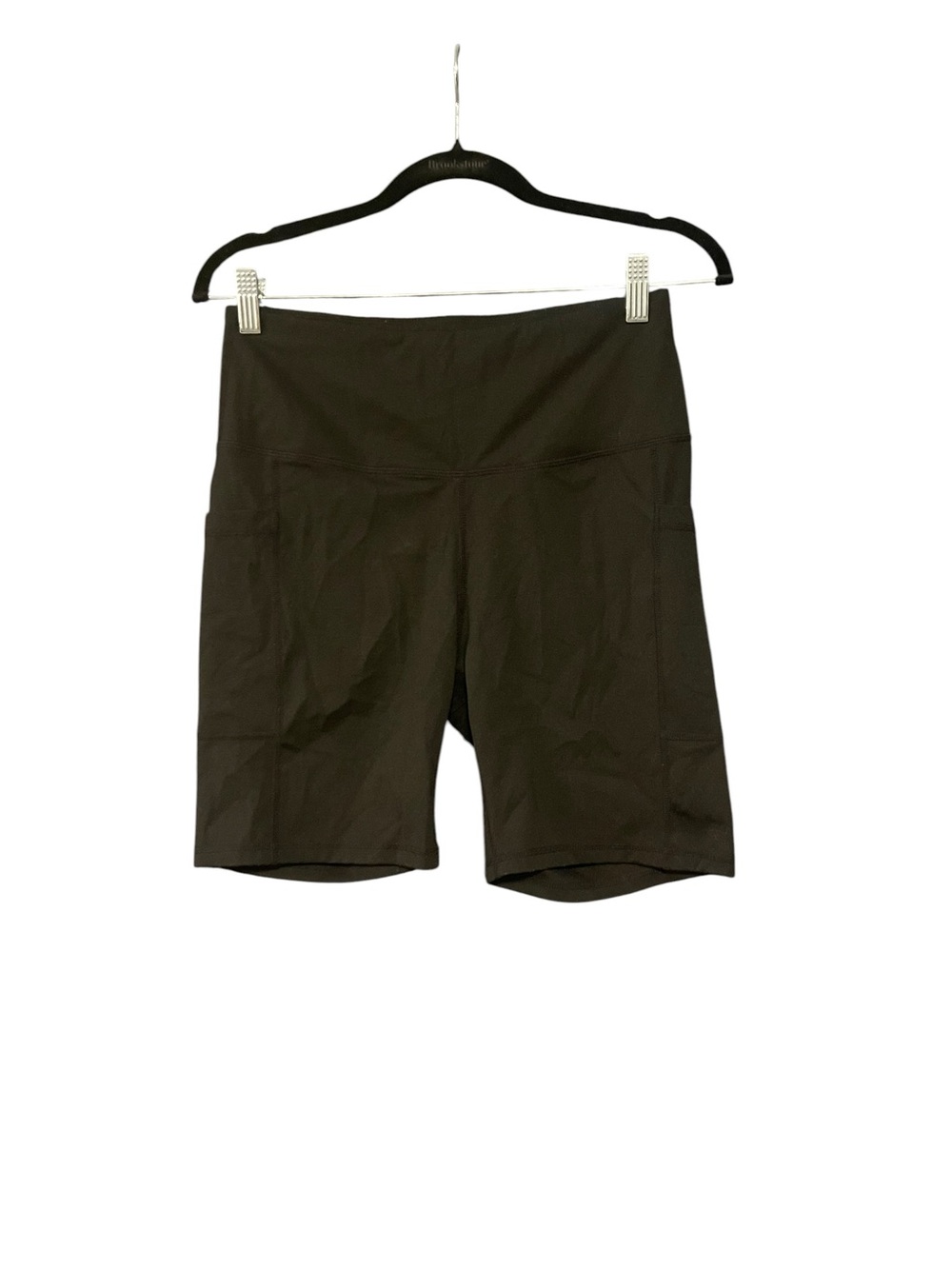 Black High-Rise Bike Shorts - Picture 2 of 3